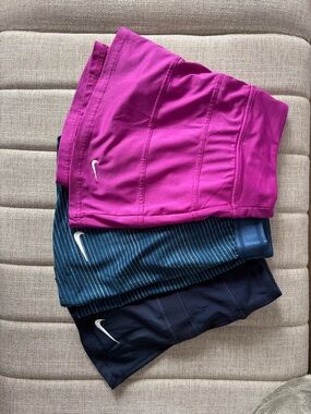 Nike Dri-Fit Women’s Tennis Skirts/Skorts - Lot of 3, size Medium